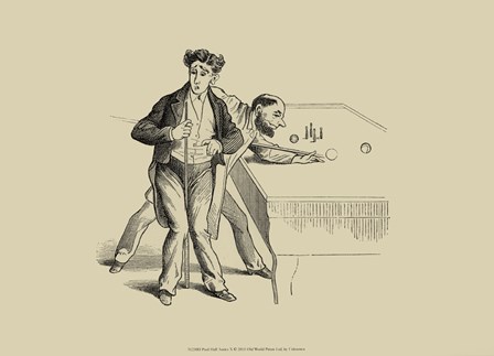 Pool Hall Antics X art print