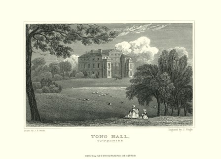 Tong Hall by J. p. Neale art print