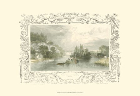 View Near Hurley by William Tombleson art print