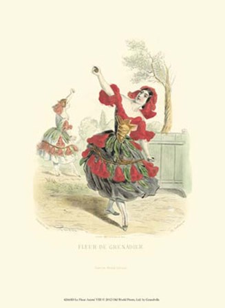 Le Fleur AnimT VIII by J. J. Grandville art print