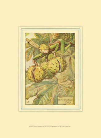 The Horse Chestnut Fairy by Vision Studio art print