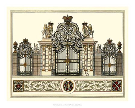 The Grand Garden Gate I by O. Kleiner art print