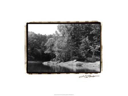 Serene Lake III by Laura Denardo art print