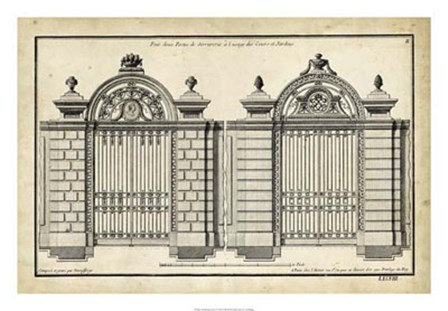 Neufforge Gate I by Jean F. De Neufforge art print