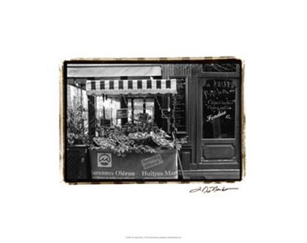 Cafe Charm, Paris I by Laura Denardo art print