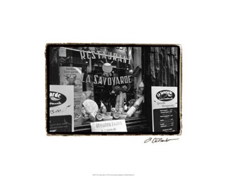 Cafe Charm, Paris VI by Laura Denardo art print