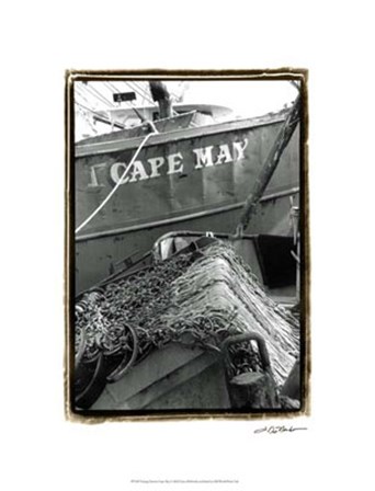 Fishing Trawler- Cape May by Laura Denardo art print