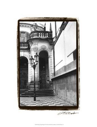 Passing through Prague III by Laura Denardo art print