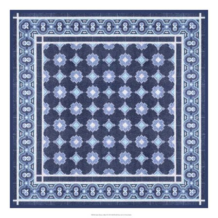 Italian Mosaic in Blue II by Vision Studio art print