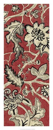 Crimson Embroidery I by Chariklia Zarris art print