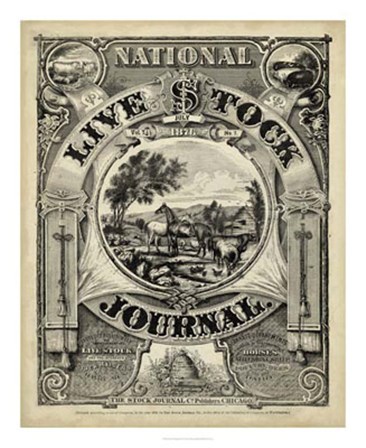 National Livestock Journal art print