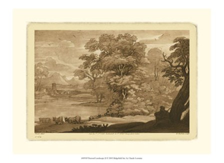 Pastoral Landscape II by Claude Lorrain art print