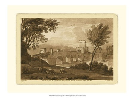 Pastoral Landscape III by Claude Lorrain art print