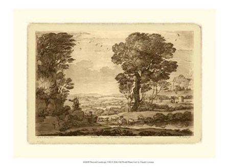Pastoral Landscape VIII by Claude Lorrain art print