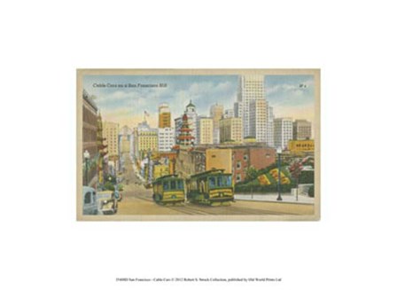 San Francisco- Cable Cars art print
