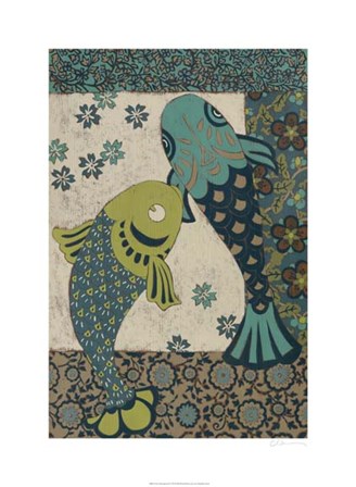 Koi Ornament II by Chariklia Zarris art print