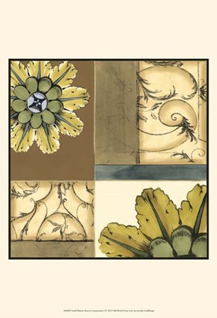 Small Marine Rosette Comp. I by Jennifer Goldberger art print