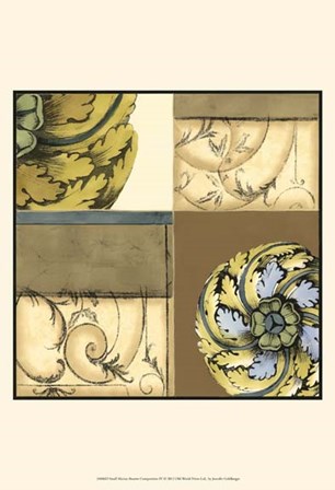 Small Marine Rosette Comp. IV by Jennifer Goldberger art print