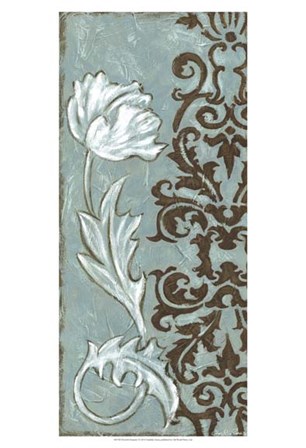 Floral and Damask I by Chariklia Zarris art print