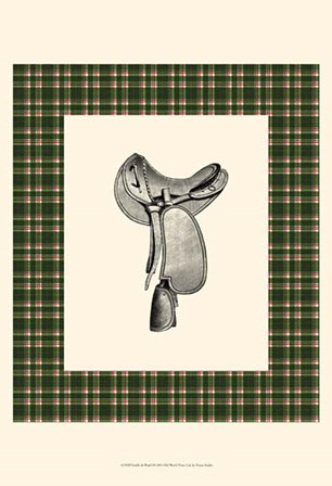 Saddle and Plaid I by Vision Studio art print