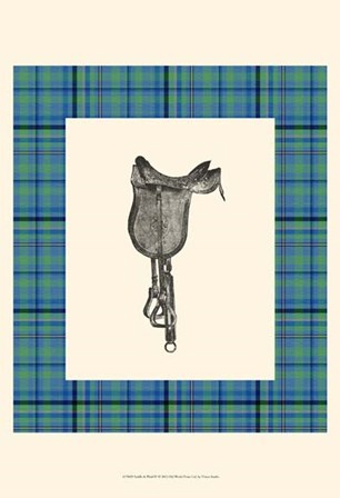 Saddle and Plaid IV by Vision Studio art print