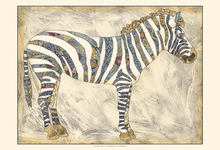 Royal Zebra by Chariklia Zarris art print