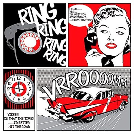Comic Strip I by Tom Frazier art print