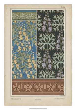 Nouveau Floral Design III by Vision Studio art print