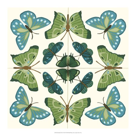 Butterfly Tile I by June Erica Vess art print