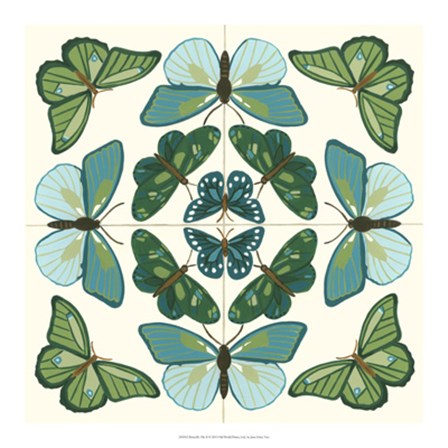 Butterfly Tile II by June Erica Vess art print