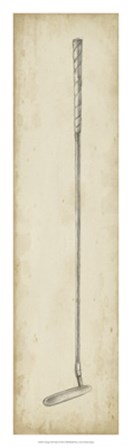 Vintage Golf Clubs I by Ethan Harper art print