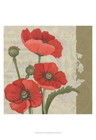 Paris Poppy II by Chariklia Zarris art print
