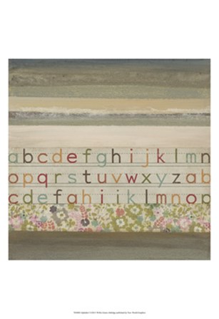 Alphabet I by W Green-Aldridge art print