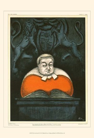 The Law Journal II by Kapp art print