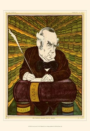 The Law Journal V by Kapp art print