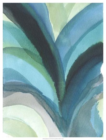 Big Blue Leaf I by Jodi Fuchs art print