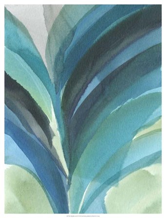 Big Blue Leaf II by Jodi Fuchs art print