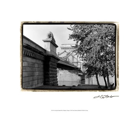 Crossing the Danube River by Laura Denardo art print
