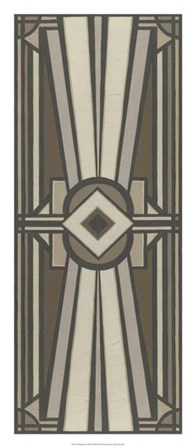 Neutral Deco Panel II by June Erica Vess art print