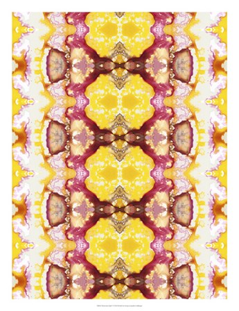 Watercolor Quilt V by Jennifer Goldberger art print