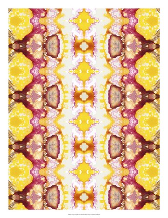 Watercolor Quilt VI by Jennifer Goldberger art print