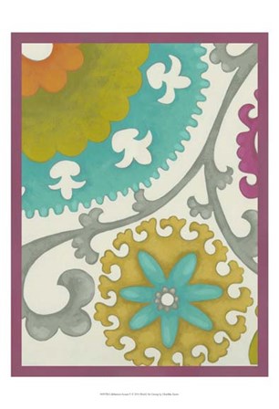 Celebration Suzani V by Chariklia Zarris art print