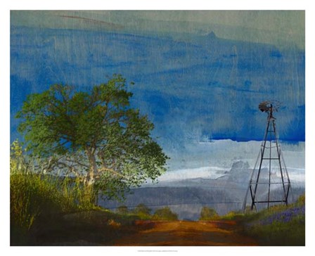 Road and Windmill by Sisa Jasper art print