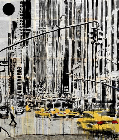 Somewhere in New York City by Loui Jover art print