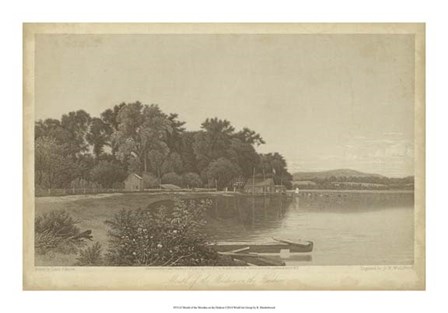 Mouth of the Moodna on the Hudson by R. Hinshelwood art print