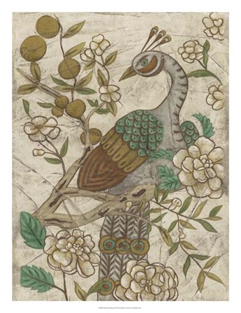 Chinoiserie Pheasant II by Chariklia Zarris art print