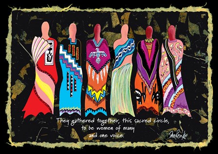 Sacred Circle by Pam Reinke art print