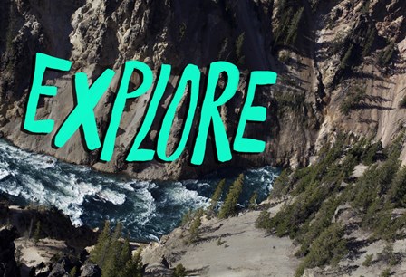 Explore River by Leah Flores art print