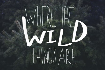 Where the Wild Things Are by Leah Flores art print