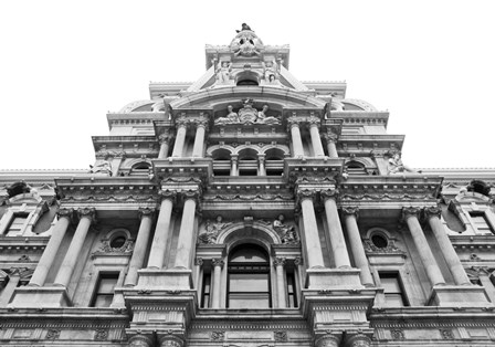 City Hall Facade by Erin Clark art print